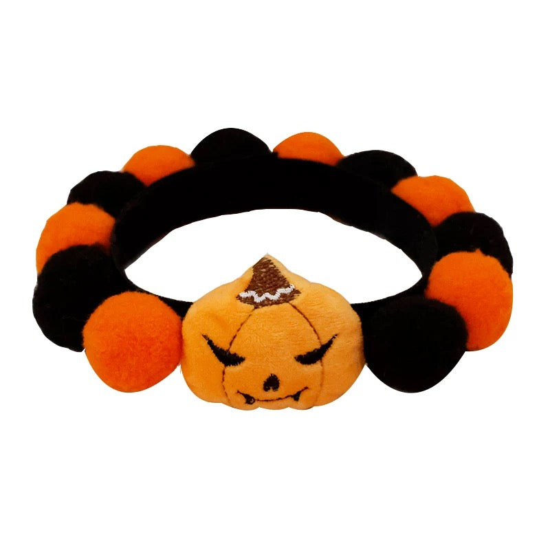 Spooky Halloween Pumpkin Collar