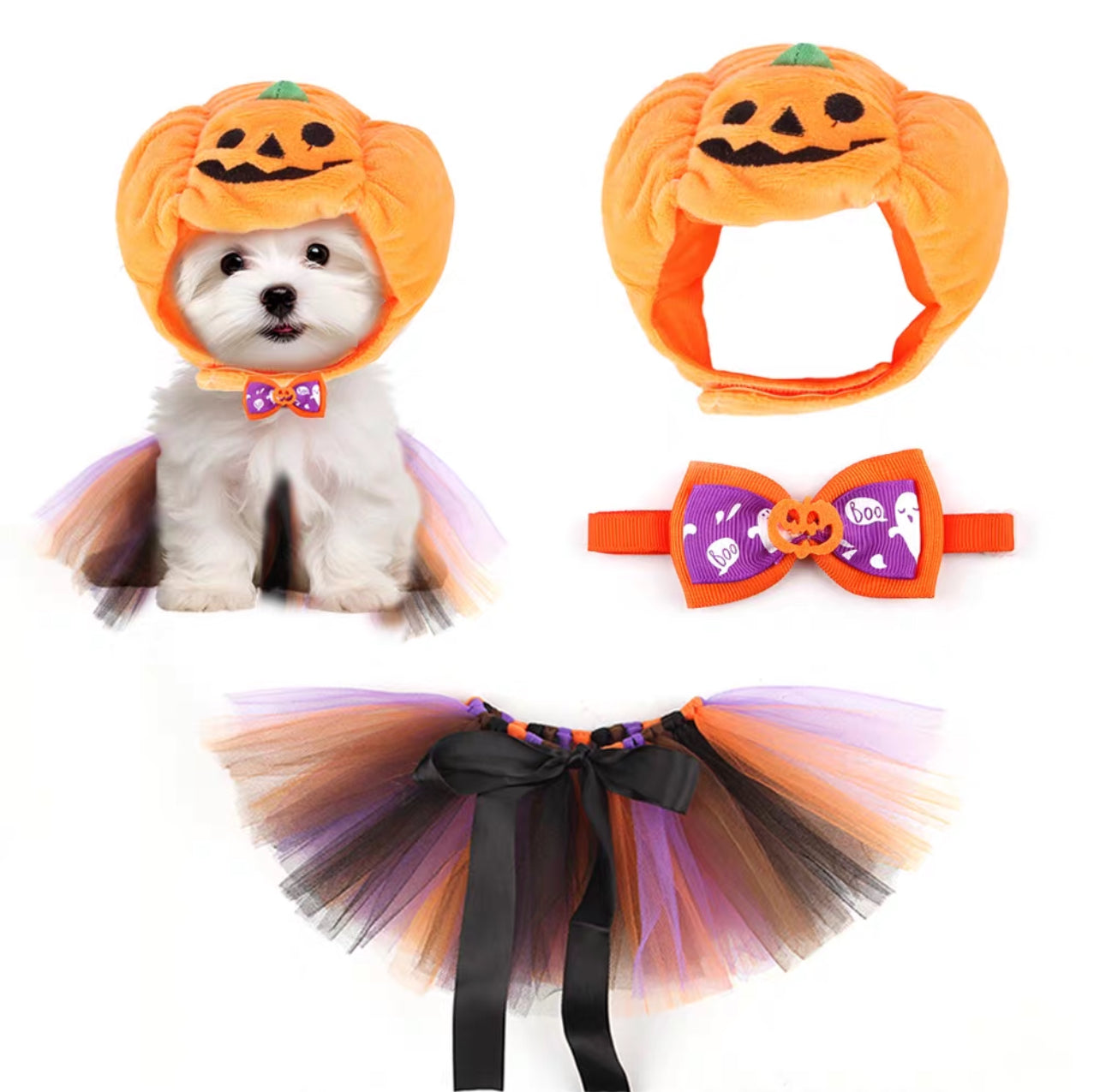 Wicked Wings & Devilish Tutu Pet Costume Set