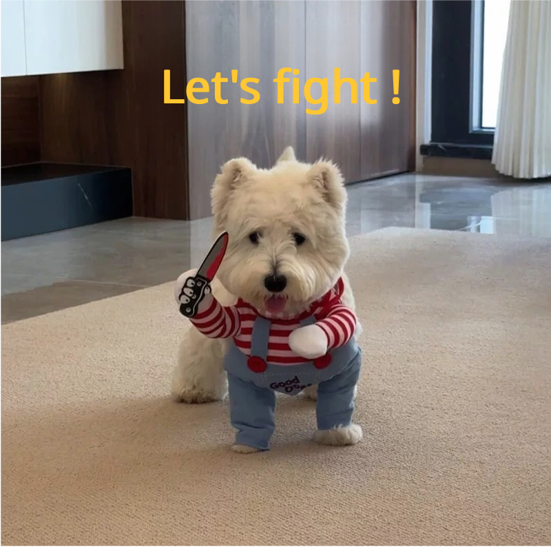Halloween Pet Costume-Dagger Doll