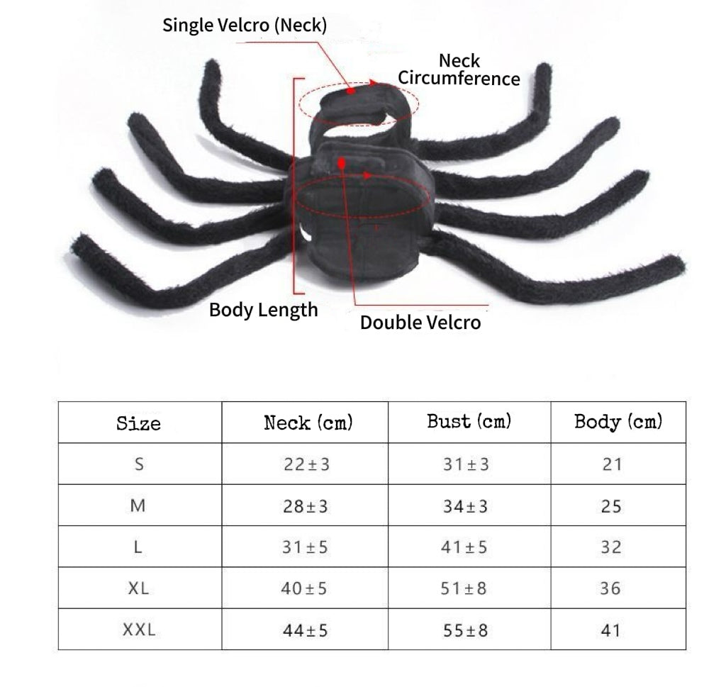 Creepy Crawler Halloween Dog Costume