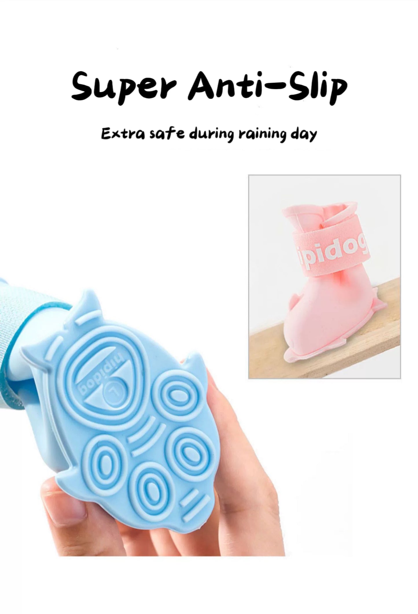 Rain Shoes for Small and Medium-sized Dogs
