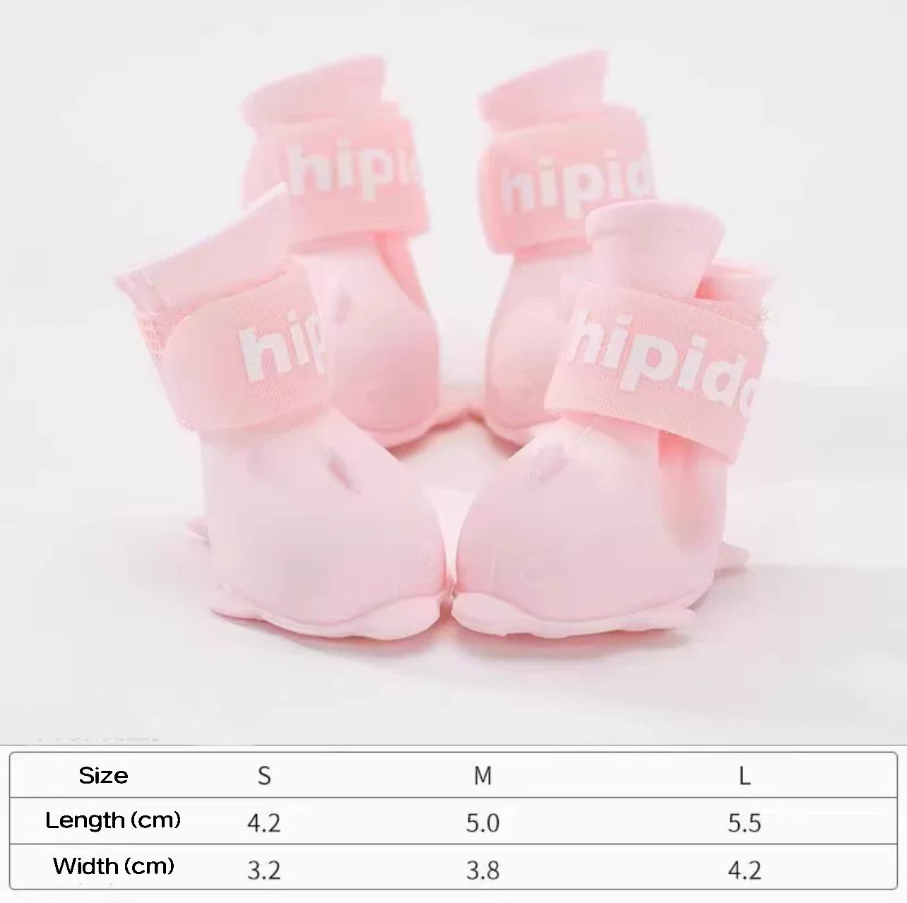Rain Shoes for Small and Medium-sized Dogs