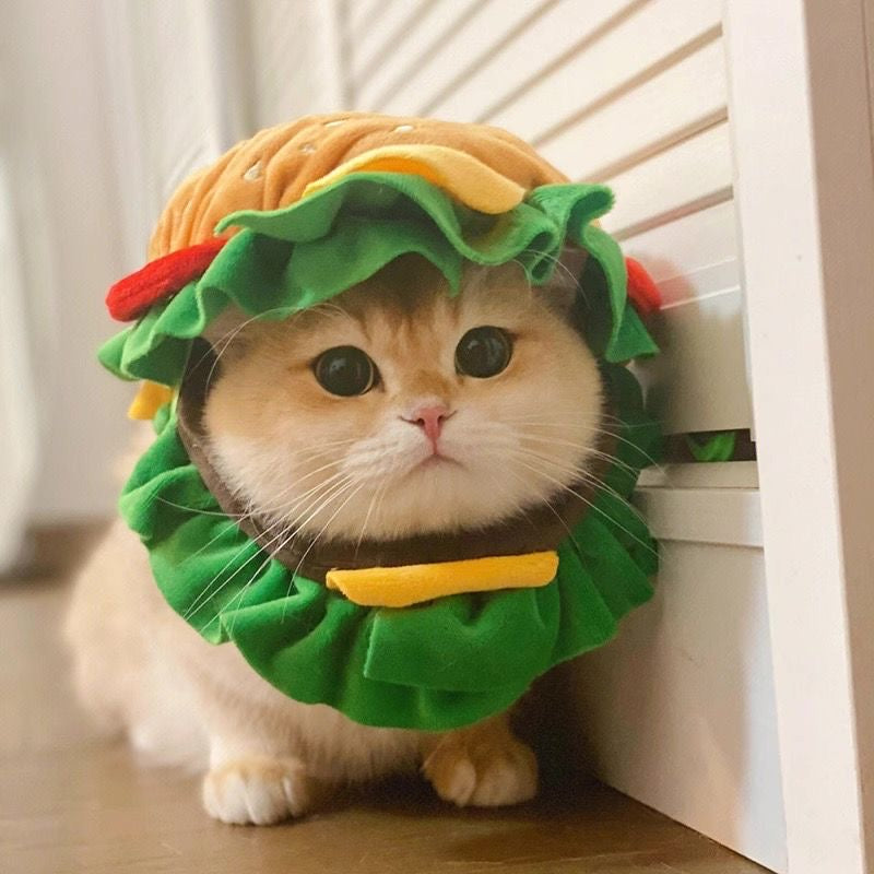 Whisker Burger Delight Pet Costume