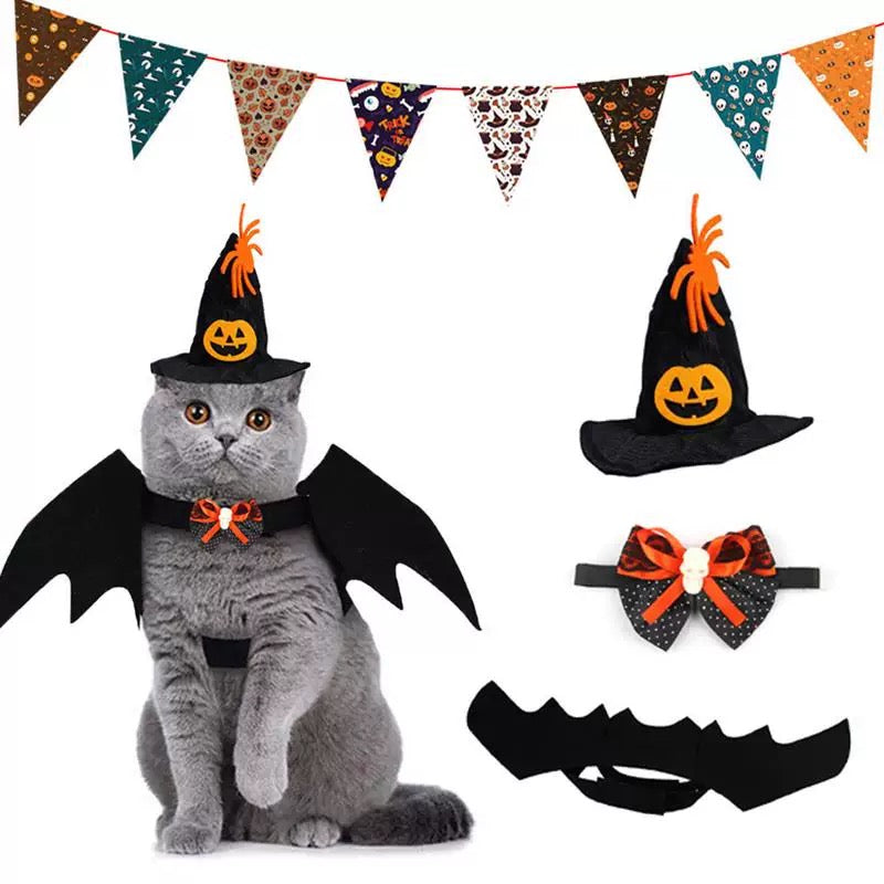 Wicked Wings & Devilish Tutu Pet Costume Set