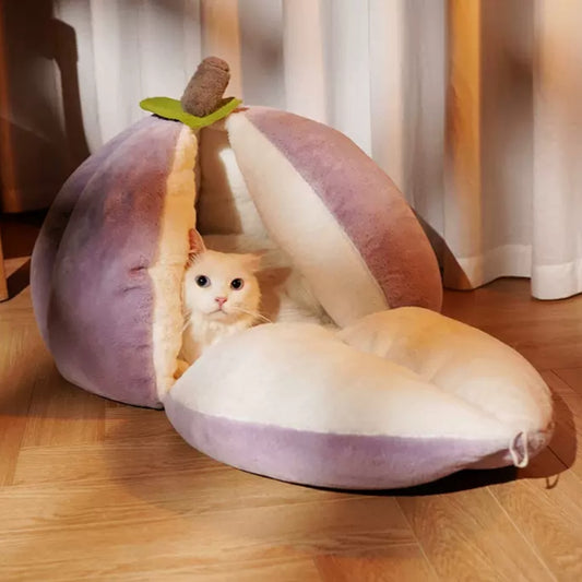 Mangosteen Cat Dog House Soft Comfortable