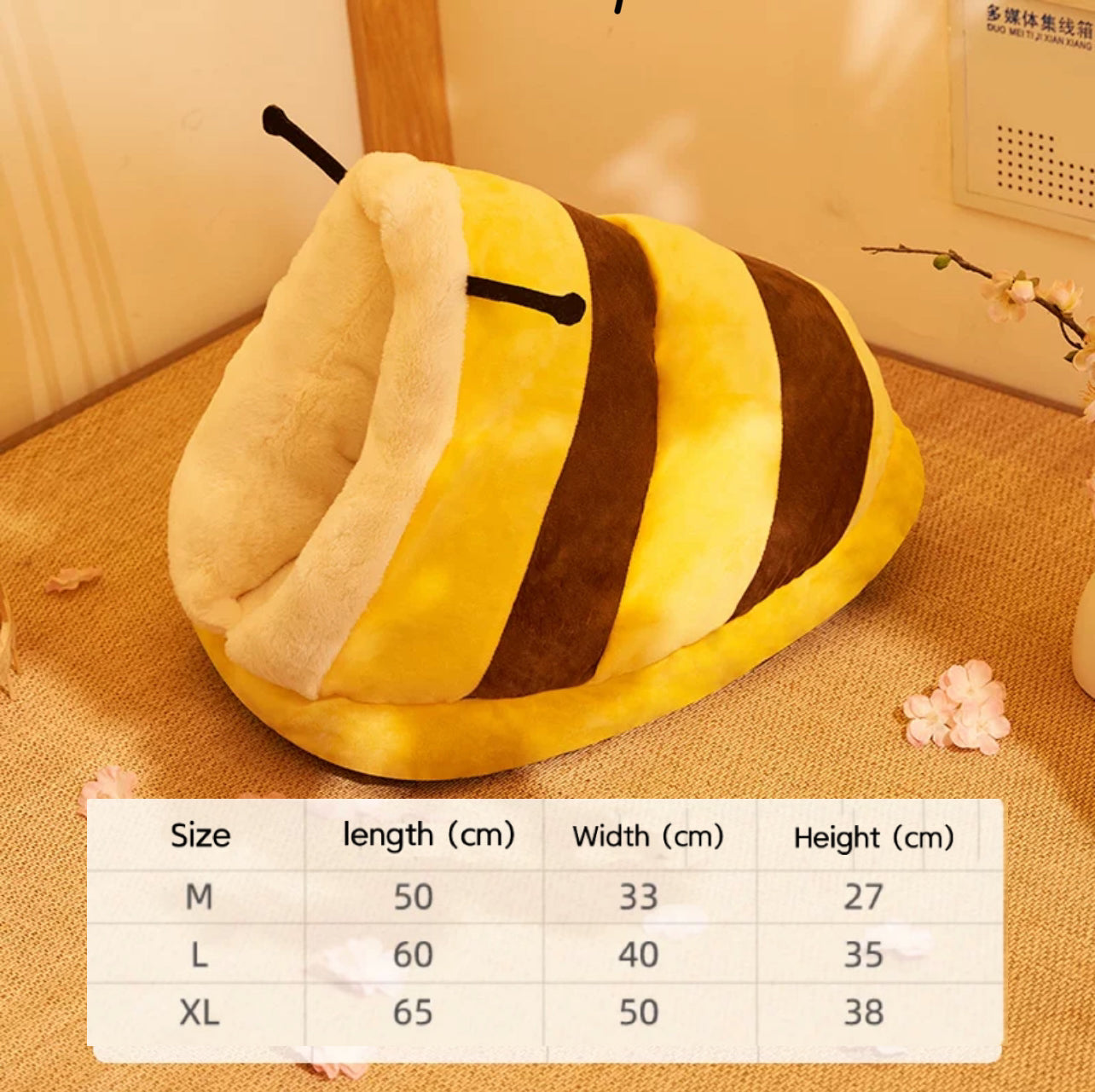 Dinosaur Bee Warm Soft Cat Dog Pad House