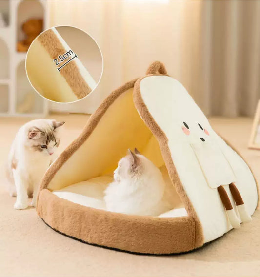 Toast Bread Soft Cattery Dog House